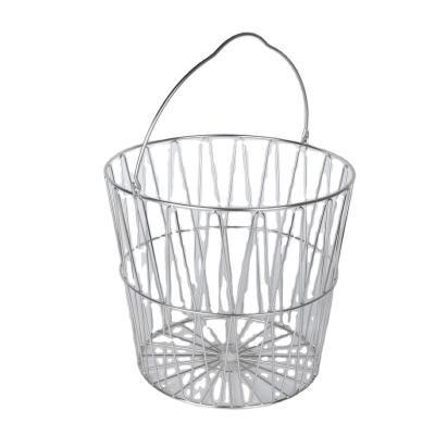 China Convenience Storage Stainless Steel Wire Storage Metal Small Capacity Hanging Basket for sale