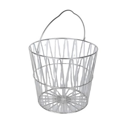 China Special Hot Selling Convenience Metal Wire Mesh Storage Weaving Laundry Basket With Handle for sale