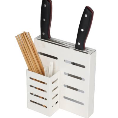 China Vertical Kitchen Cutlery Storage Knife Rack Spice Rack Knife Shelf Rack for sale