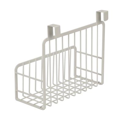 China New Metal Storage Basket Sustainable College Dorm Hanging Thin Woven Storage Basket for sale