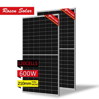 China 12bb 600w cells solar panel price photovoltaic panel solar panel module / solar power 120 projects for sale