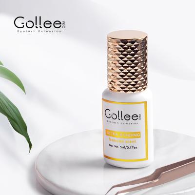 China Gollee Korea Best Banana Volume Classic and Volume Eyelash Extension Strong Private Label Eyelash Extension Glue for sale