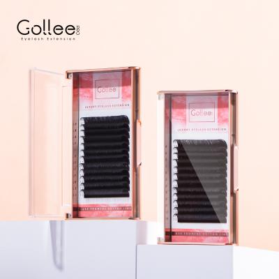 China Mink Products Accessories Professional Private Silk Label Most Effective Gollee Korean Bulk Sellers Supplies Individual Eyelash Extension for sale