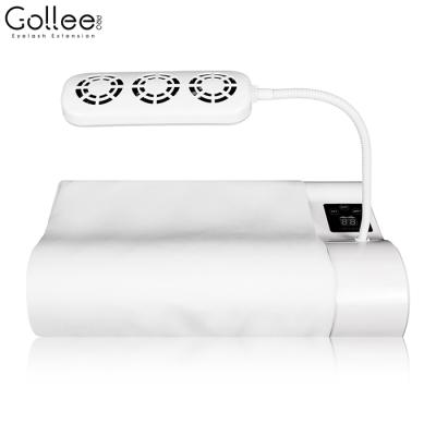 China Pillow For Eyelash Extension Gollee 4 In 1 Power 3 Red Blue White Light With LED Fan Lash Pillow For Eyelash Extension for sale