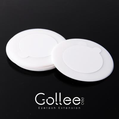 China Long Gollee Private Label Eyelash Extension Natural False Sticker Holder Disposable Glue Paper Eyelash for sale