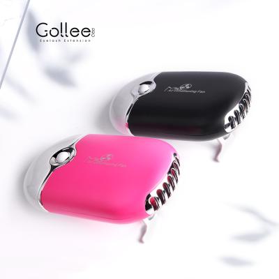 China Wholesale High Quality Portable Lash Extension Dryer Eye Lash Mink Fan Mini Blow Lash Eyelash from Gollee for sale