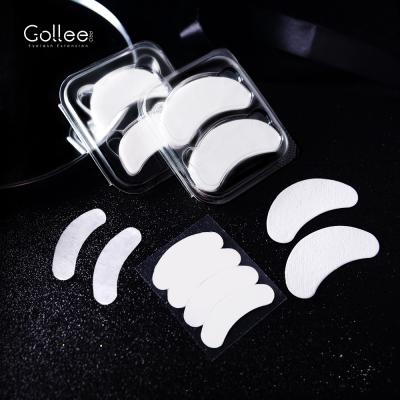 China Premium Gollee Private Label Anti-Puffiness Collagen Hydrogel Thick Protein Silicone Under Gel For Eyelash Extension Eye Pads Eyelash Pads for sale