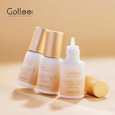 China Lash Gollee Blossom Mini Eyelash Extension Glue Low Moisture Private Label Eyelash Glue Scented Professional Magnetic Packaging Glue for sale