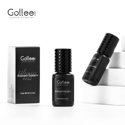 China Gollee Volume Eyelash Extension 0.5 sec Korea Best Private Label Adhesive Professional Oil Resistant Eyelash Glue Lasting 8 Weeks for sale