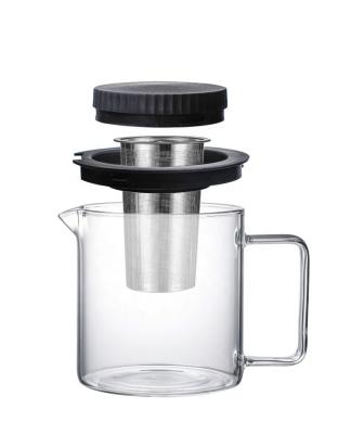 China Viable Wholesale Household Bartender Percolator V60 Borosilicate Glass Coffee Spout Filter for sale