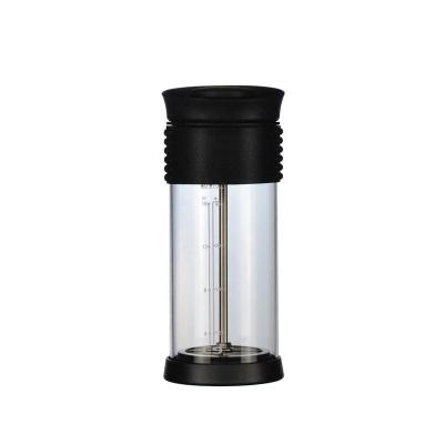 China WITH LID Pour Over Double Wall Borosilicate Infused Glass French Press For Household And Kitchen for sale