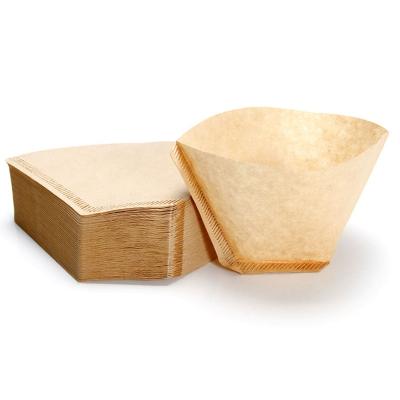 China Sustainable F101 40/100 Pcs Kitchen Accessories Bag Wooden Original Hand Drip Paper Coffee Filter For 101/102/103 Coffee Machine for sale