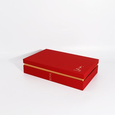 China Recyclable Mass customization logo high-end luxury flip tea food manual gift box OEM for sale