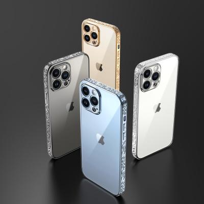 China Wholesale Shockproof Electroplating Transparent Soft Tpu Phone Case For Iphone 13 12 pro 12 11 pro 11 pro 11 max max Xr Xs x max 8 7 for sale