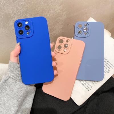 China Fashion Free Sample Ultra Thin Shockproof Phone Bumper Cases For iPhone Tpu Cell Phone Bags And Cases for sale