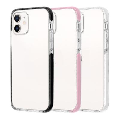 China Colorful Bumper Clear Cell Camera Band Tpu Accessories Mobile Phone Cases Shockproof Protective For Iphone 12 pro Xr 11 Covers for sale