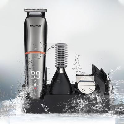 China Rechargeable 6 In 1 Hair Trimmer Set For Razor Nose Hair Body Facial Barber for sale