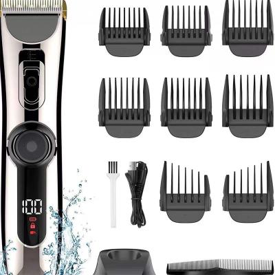 China ABS Men Beard Trimmer Body Groomer Waterproof USB Rechargeable Hair Clippers à venda