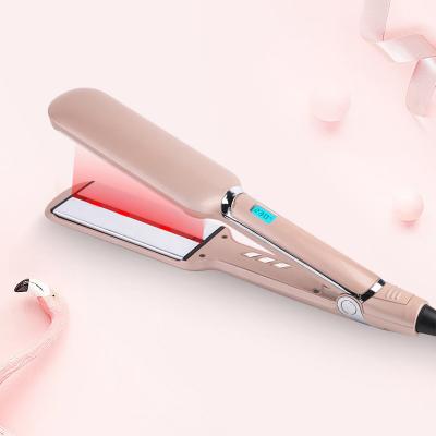 China 2 In 1 Salon Professional Infrared Hair Straightener Anti Static for sale