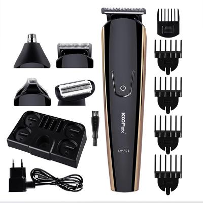 China 5 In 1 3W Cordless Hair Trimmer Set Multifunctional Rustproof Washable for sale