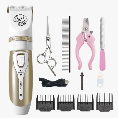 Chine Animal familier de chien toilettant la lame en céramique électrique Skinsafe 1200mAH de Clippers ROHS de cheveux à vendre