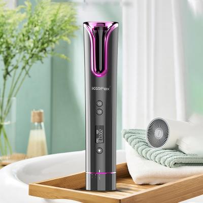 China Portable Ceramic Wireless Hair Curler Automatic Multi Scene 110-220V for sale