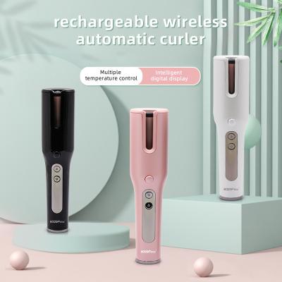 China ultralight Cordless Auto Rotating Ceramic Hair Curler Practical Anti Scalding for sale