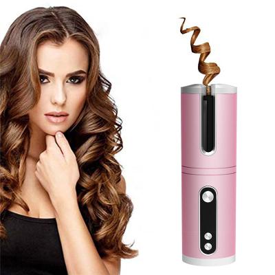 China Portable Auto Rotating Wireless Hair Curler USB Rechargeable Multifunctional for sale