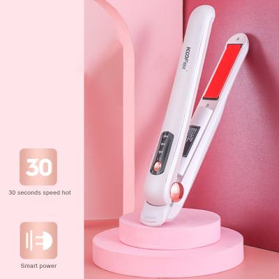 China CE recargable Mini Cordless Hair Straightener 4000mAh 2 que escaldan antis del USB en 1 en venta