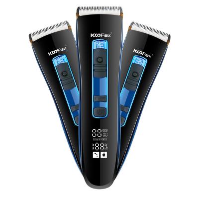 China a tosquiadeira de cabelo profissional de 7W LCD ajustou a lâmina inoxidável ajustável à venda