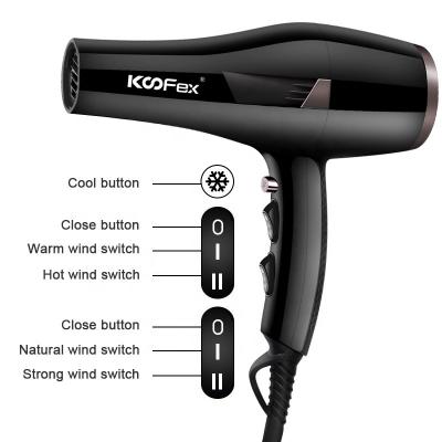 China Ultralight Portable Household Hair Dryer With Diffuser Multiscene 1800W for sale