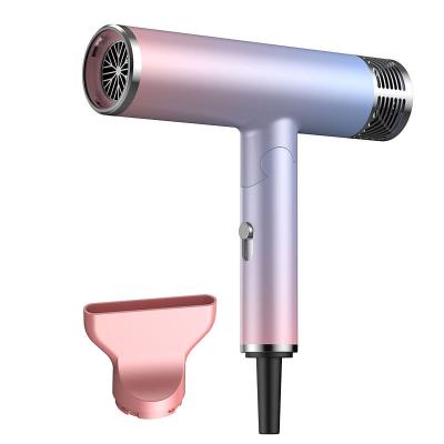 China Negative Ion Folding Travel Hair Dryer , Gradient Color 1100W Light Weight Blow Dryer for sale