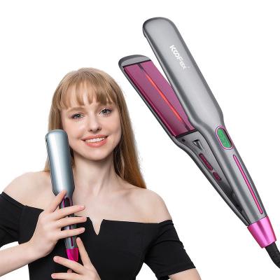 China Portable 220V Ionic Infrared Flat Iron , Multiscene Fast Heating Hair Straightener for sale