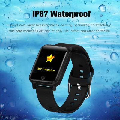 China Wifi new F29 smart bracelet monitors body temperature and blood pressure screen heart rate bracelet dazzling color screen for sale