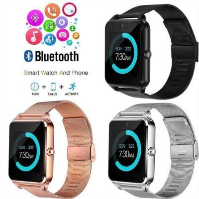 China Smart Watch Z60 Smart Watch Steel Band In-Ear Z60 Cell Phone Smart Watch Card Factory direct sales for sale