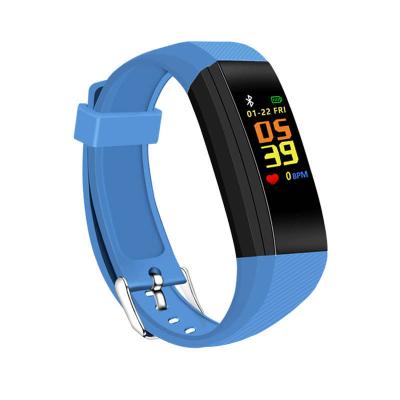 China In-ear new ID115 plus color screen bracelet smart sports waterproof step counter with heart rate and blood pressure gift for sale