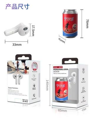 China In-ear Cans headset New creative cola eadset Personality creative Pepsi 5.0 headset for sale