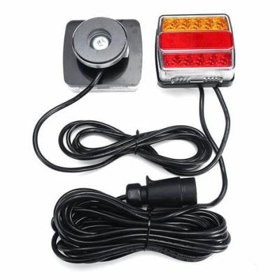 China Trailer Truck Bus Led Tailight 2021 Hot Selling Universal Truck Motorcycle Car Lamp Tail Rectangular Rear Led Lights for tiguan for sale