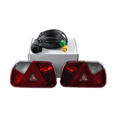 China Universal Product Shockproof Plastic High Quality Indicator Led Motorcycle Led Tail Parking Truck Brake Light Tail Light for sale