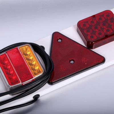 China Shockproof Plastic Durable LED Warning Light Truck PVC BOARD Tail Light for TRAILERS and BOAT for sale