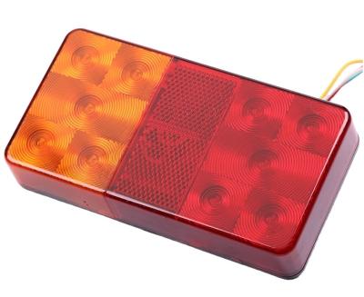 China Trailer Truck Bus Led Tailight New Arrival Product Truck Led Marker Side Clearance Red Light Amber Light Parts Clear Lens for sale