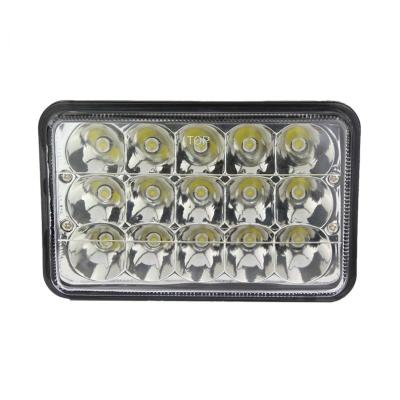 China Offroad Led High Low Optic Guide 5inch 45W Driver-Beam Work Light For 12V 24V Farm Tractor 4X4 Truck ATV Outdoor Project Light for sale