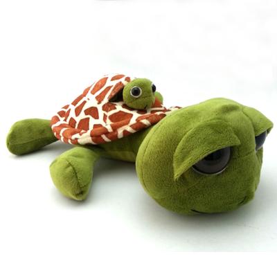 China toys & Gifts Mother and Baby Sea Turtle Plush Toy with Squeaker for sale