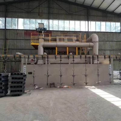 China Factory Good Quality Q48 Series Catenary Stepping Steel Plate Shot Blasting Machine for sale