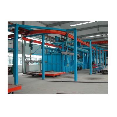 China Factory Q485 Shot Blasting Machine Catenary Speed ​​Regulation Track Total Stepping Cleaning for sale