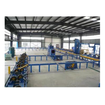 China Factory By HQ Type Steel Pipe Shot Blasting Machine Series for sale