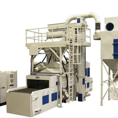 China Factory mesh belt type shot blasting machine by profile shot blasting machine QWD80 type shot blasting machine for sale