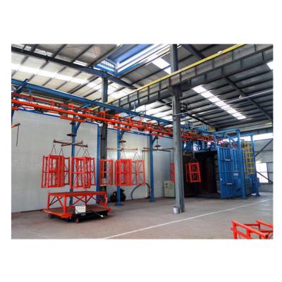 China Plant Chain Conveyor Continuous Hanging Type Shot Blasting Machine / Catenary Blast Cleaning Machine Plant for sale