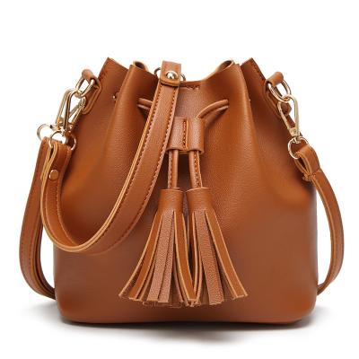 China Tote Bag Latest Designer PU Lady Bag Handbag, Single Shoulder Tote Bag With Tassel for sale