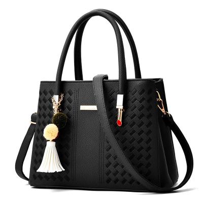 China Lady Handbag Shoulder Bags Women Tote Bag Wholesale Latest Designer Women's Handbag With Tassel for sale